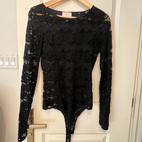 Cinq a Sept lace bodysuit - Picture 1 of 5